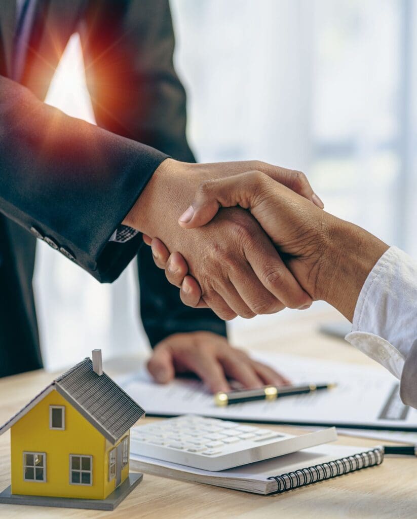 People shaking hands