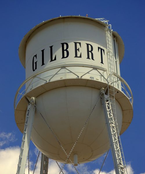 Old,Water,Tower,Landmark,,Downtown,Gilbert,Arizona